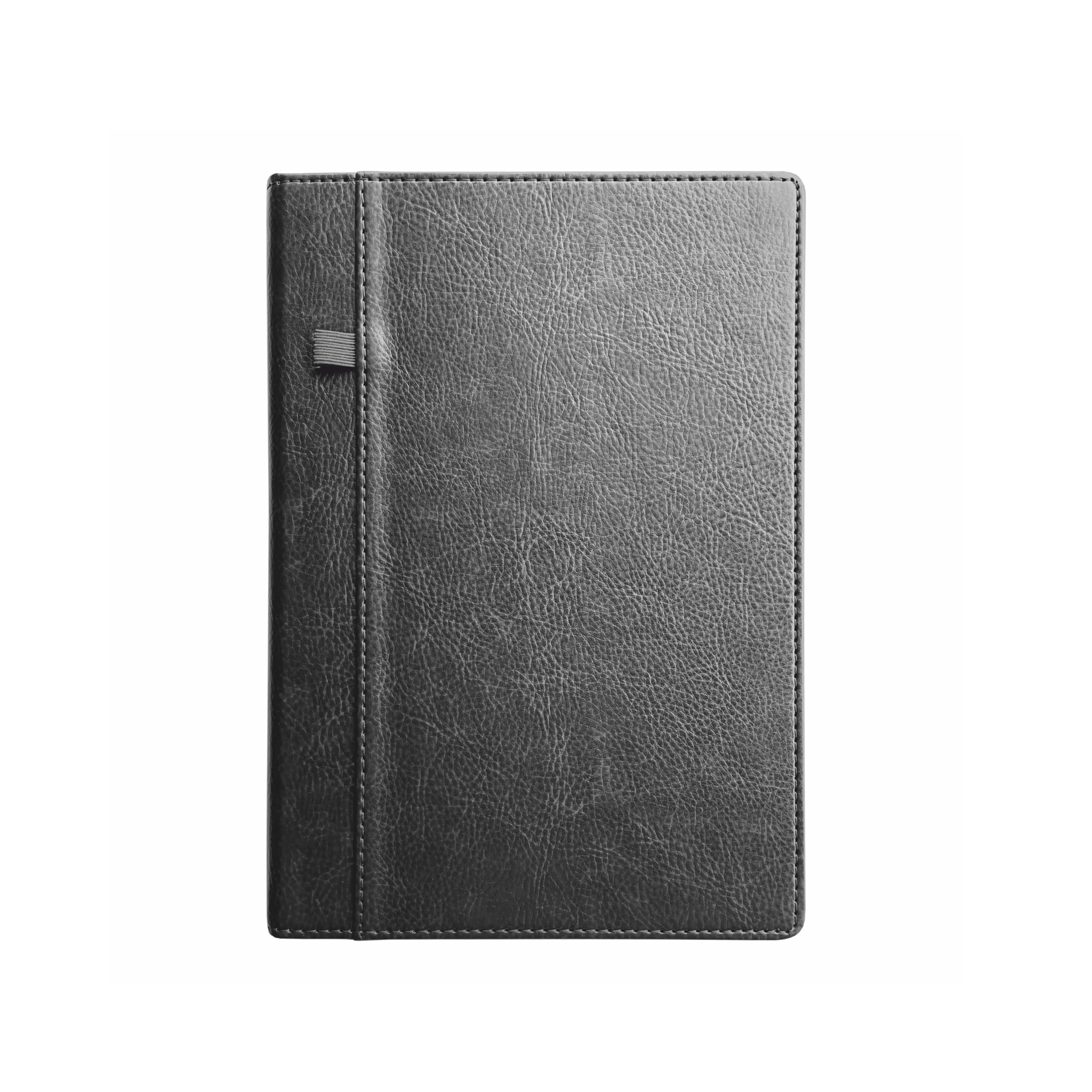 B5 Executive Notebook Diary | 192 Pages | College Ruled | 80 GSM Paper | Leather PU Cover | Pen Loop | for Writing, Planning, Travel, Office Use | Handy Journal | Stylish Look | Black | B5