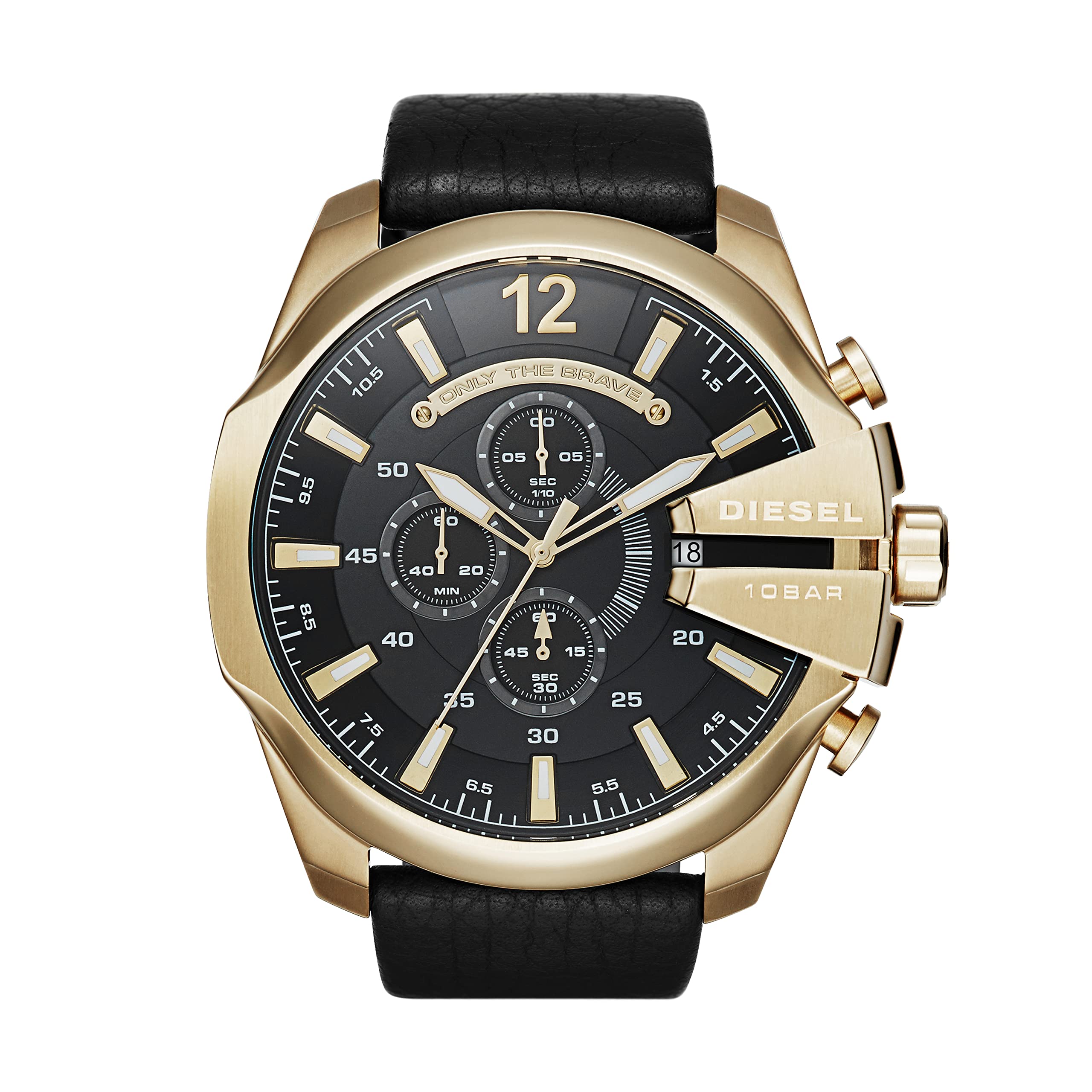 DieselMen's Mega Chief Stainless Steel Chronograph Quartz Watch