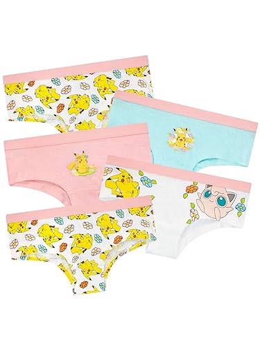 Pokemon Girls Underwear Pack of 5 Pikachu - 12 - Multicolor