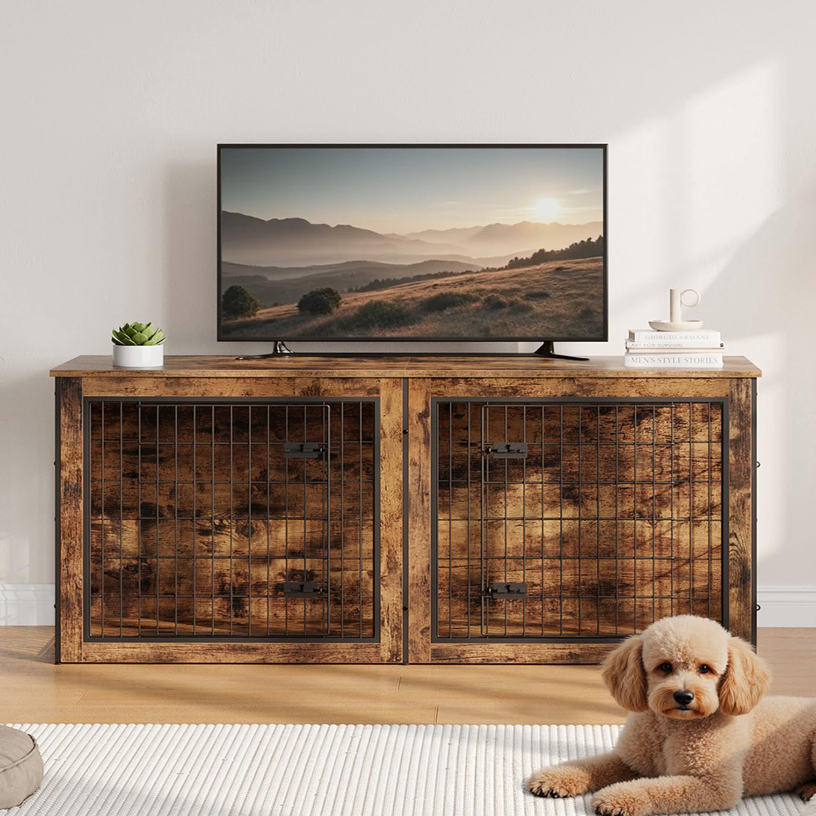 HOOBRO 63" Rustic