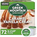 Caramel Vanilla Cream Keurig Single-Serve K-Cup pods, Light Roast Coffee, 72 Count