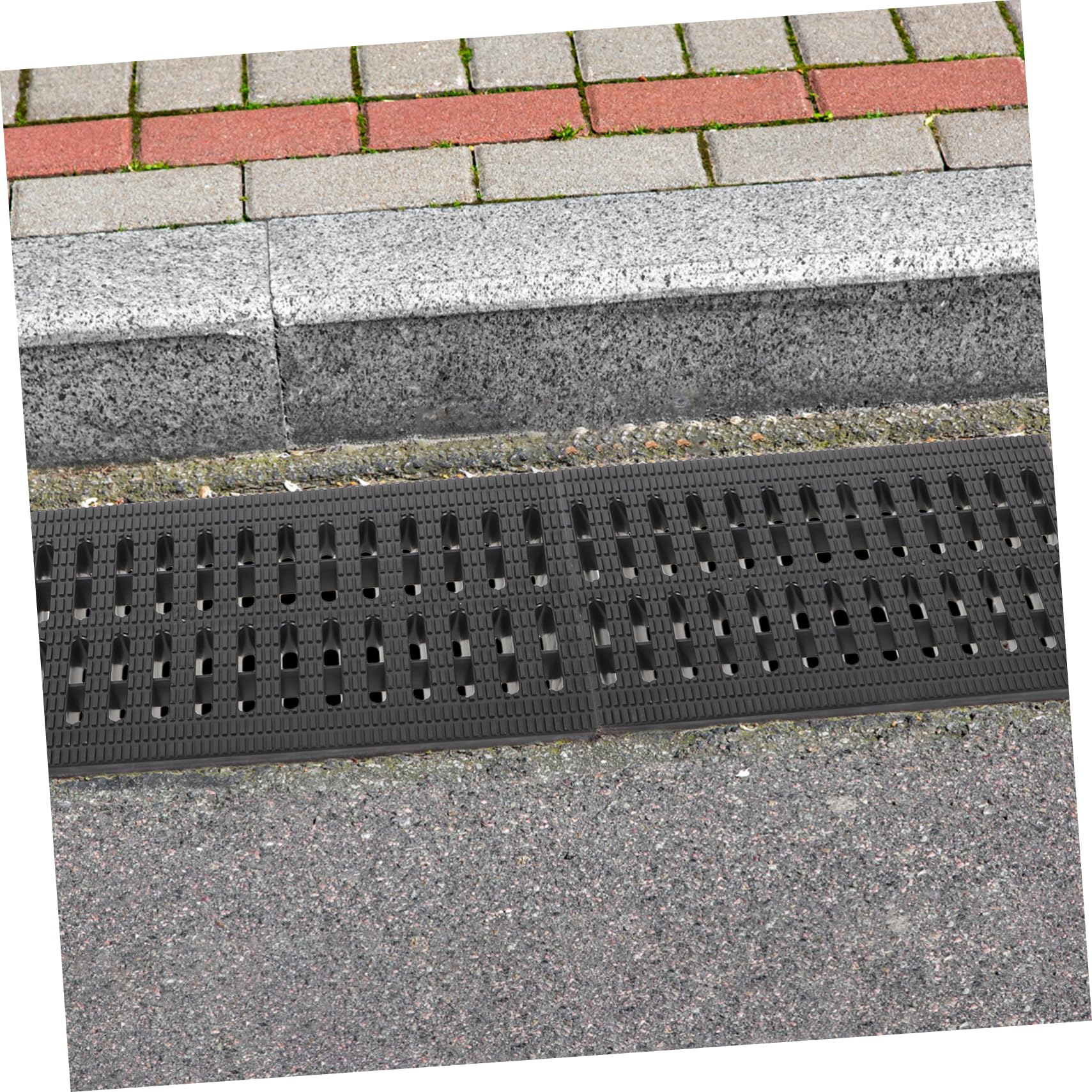 DOITOOL Rejilla De Drenaje De Plástico para Jardín Y Cocina Cubierta De Alcantarilla con Alta Capacidad De Carga Y Fácil Limpieza Ideal para Garajes Patios Y Áreas Exteriores 7.87X7.87X0.87