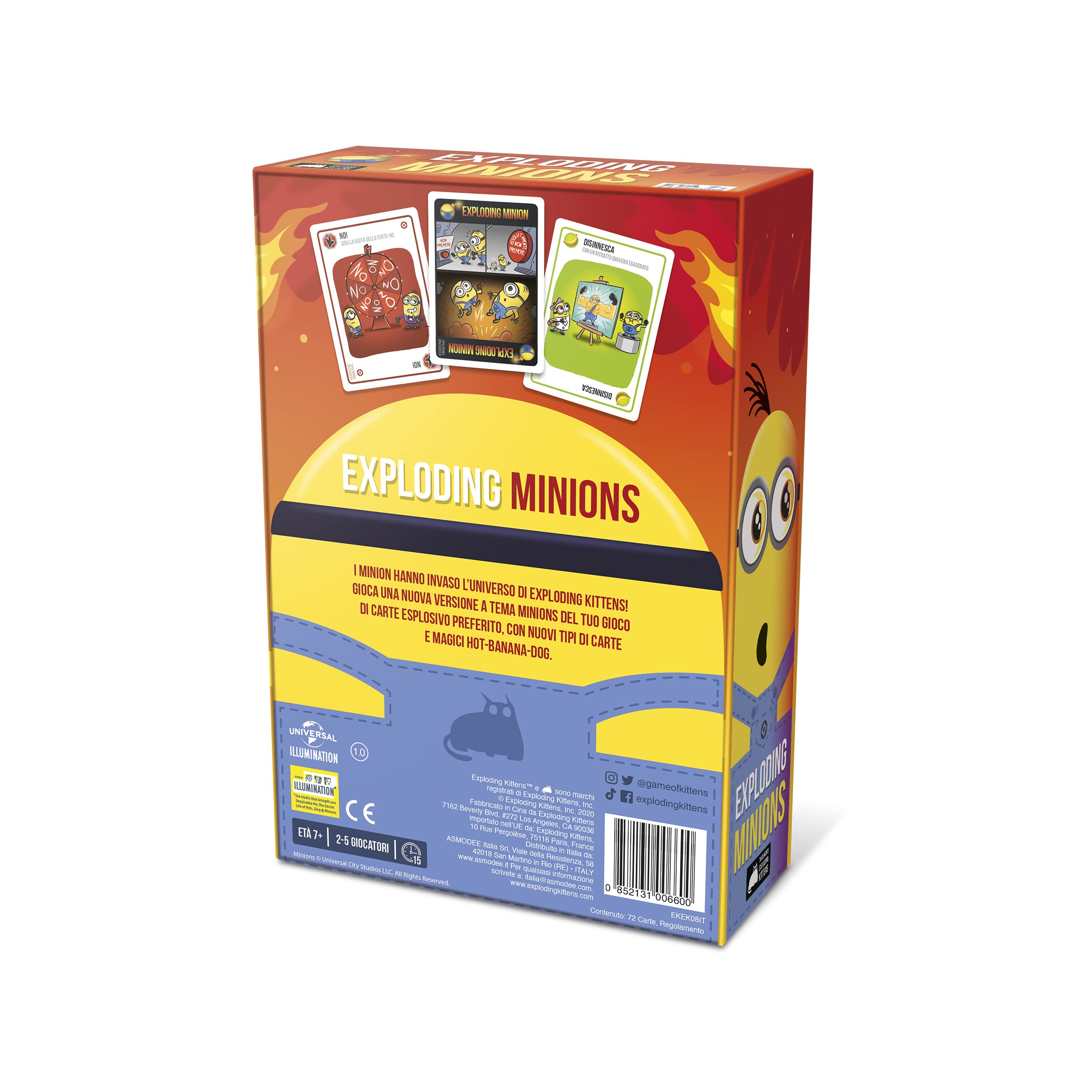 Exploding Minions Gioco Da Tavolo: Esplosioni E Risate Dai Creatori Di Exploding Kittens - 2