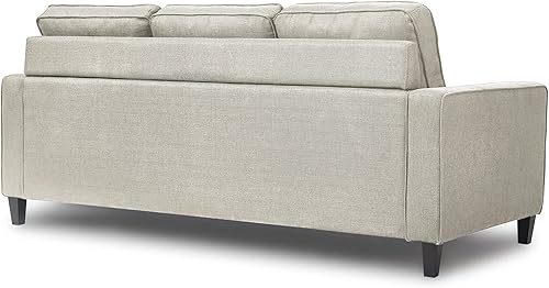 Miniatura 95 de Serta Harmon Sofá seccional reversible sala de estar, moderno sofá de tela de 3 asientos en forma de L. Gris-oscuro,Azul,Crema