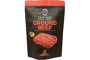 FOREVER FOODS Freeze-Dried Ground Beef: Long-Lasting Protein for Families