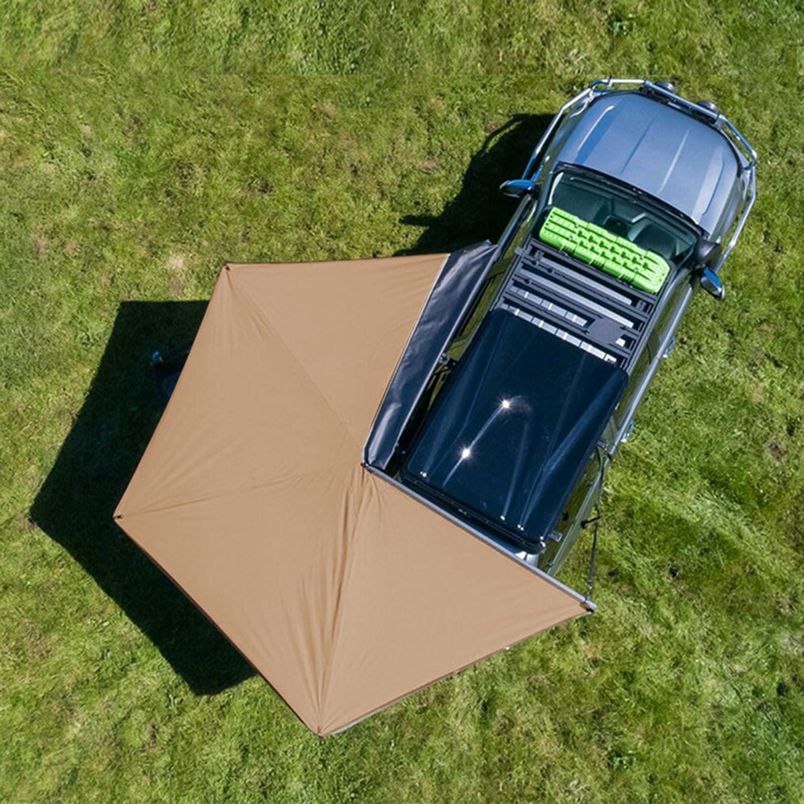 Markise til autocamper, aluminium 270 markise SUV markise bil sidetelt til van lastbil markise, tagtelt, bil camping telt tag udtrækstelt bolig Bildele og tilbehør