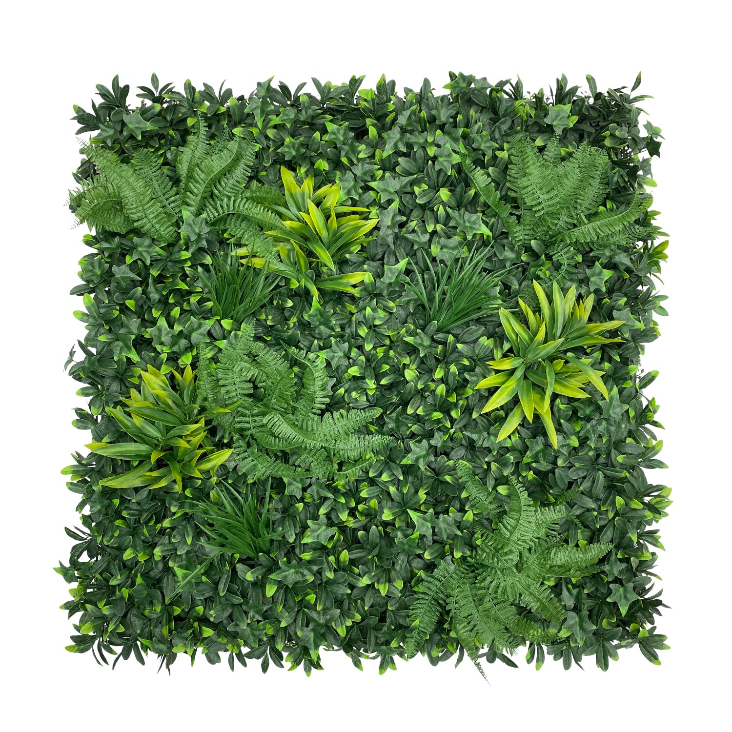 Artificial Plant Flower Living Wall Panels Realistic- Indoor/Outdoor - 1m x 1m Privacy Living Wall Fence Screening (PQ15)