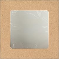 Vista 16 de Restaurantware Cafe Vision Cajas de postre de 27 onzas con ventana, 25 cajas resistentes para hornear, tapa desmontable, papel kraft resistente a