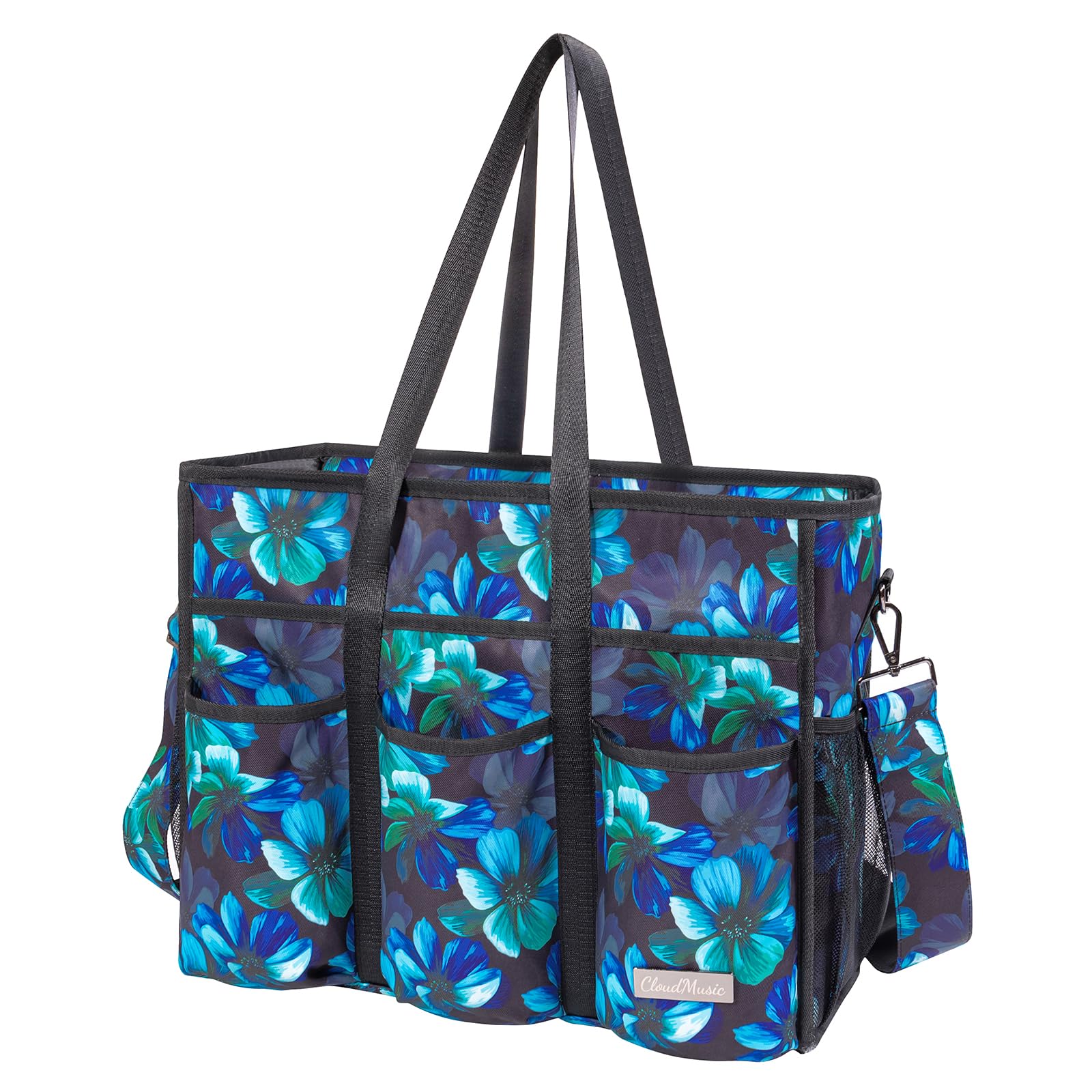 CLOUDMUSIC Large Tote Bag For Women Travel Nurse Teacher Work Waterpoof With Zipper Utility Everything Bags Travel Nurse