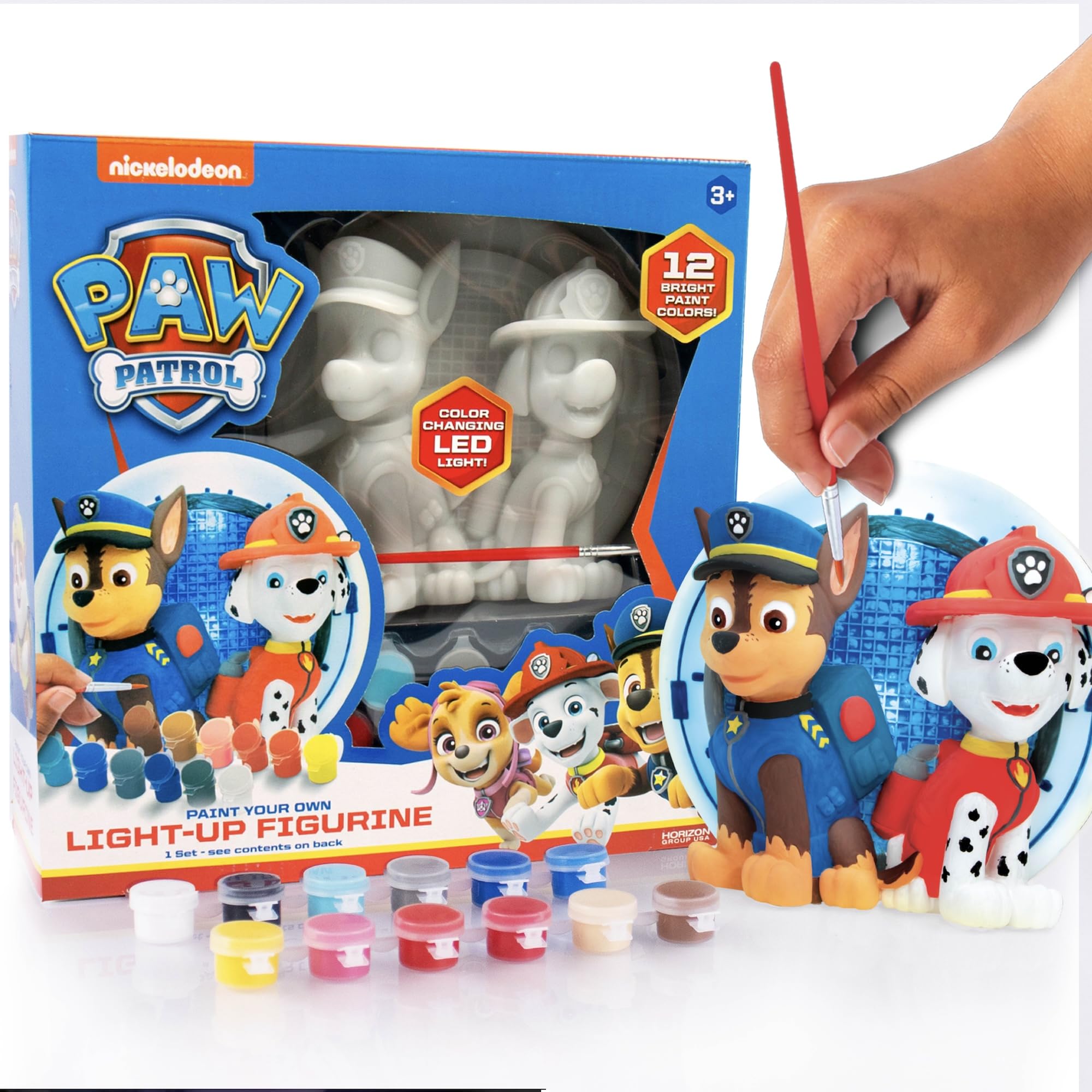 Horizon Group USA Paw Patrol Paint Your Own Light-Up Figurine