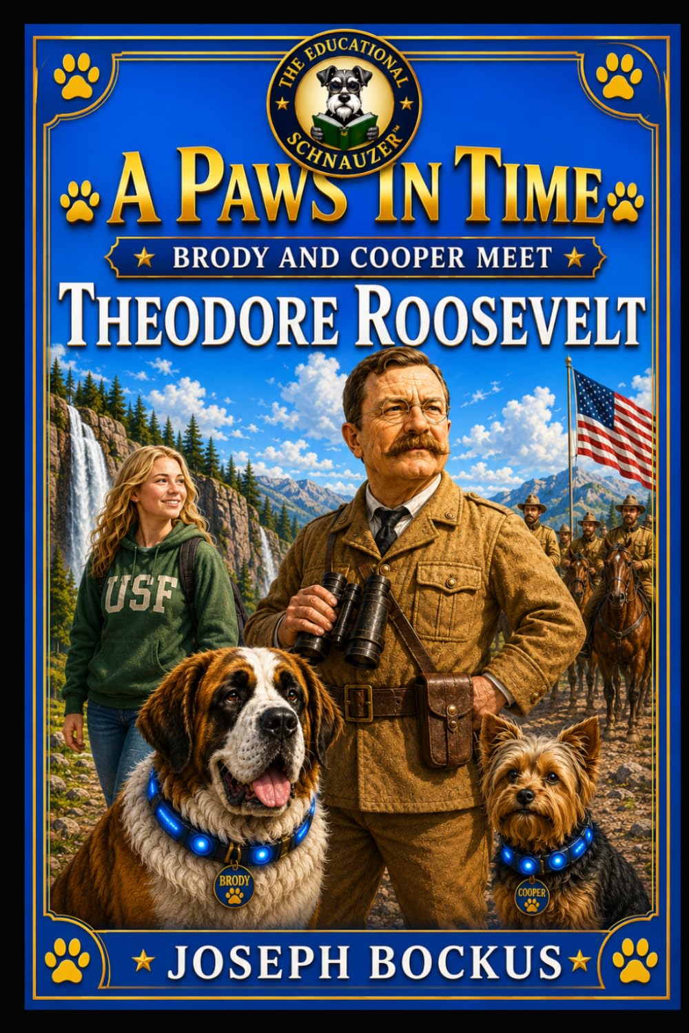 A Paws In Time: Brody and Cooper Meet Theodore Roosevelt (A Paws in Time: Brody and Cooper Meet The Presidents)