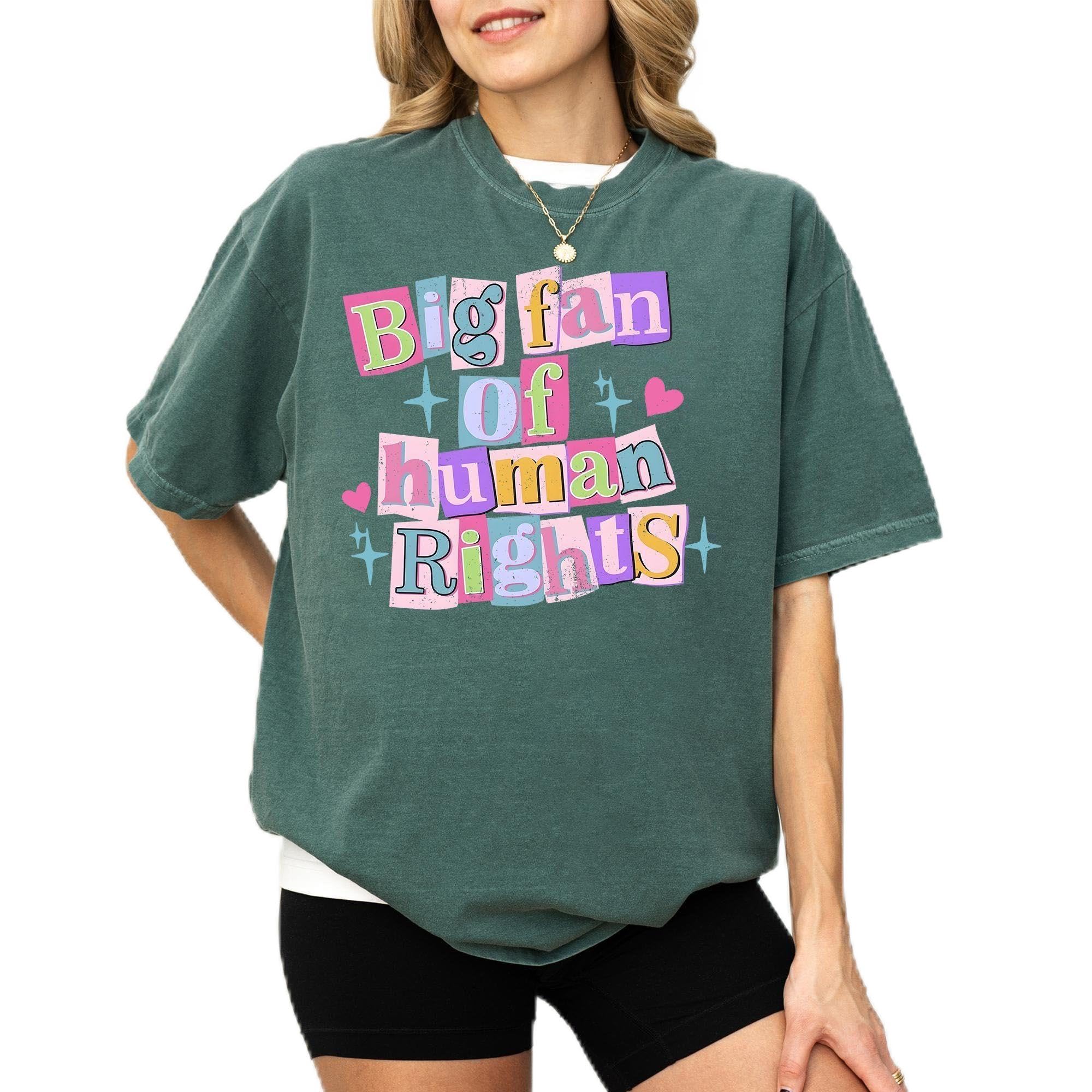 Comfort Colors Human Rights Shirt, B …