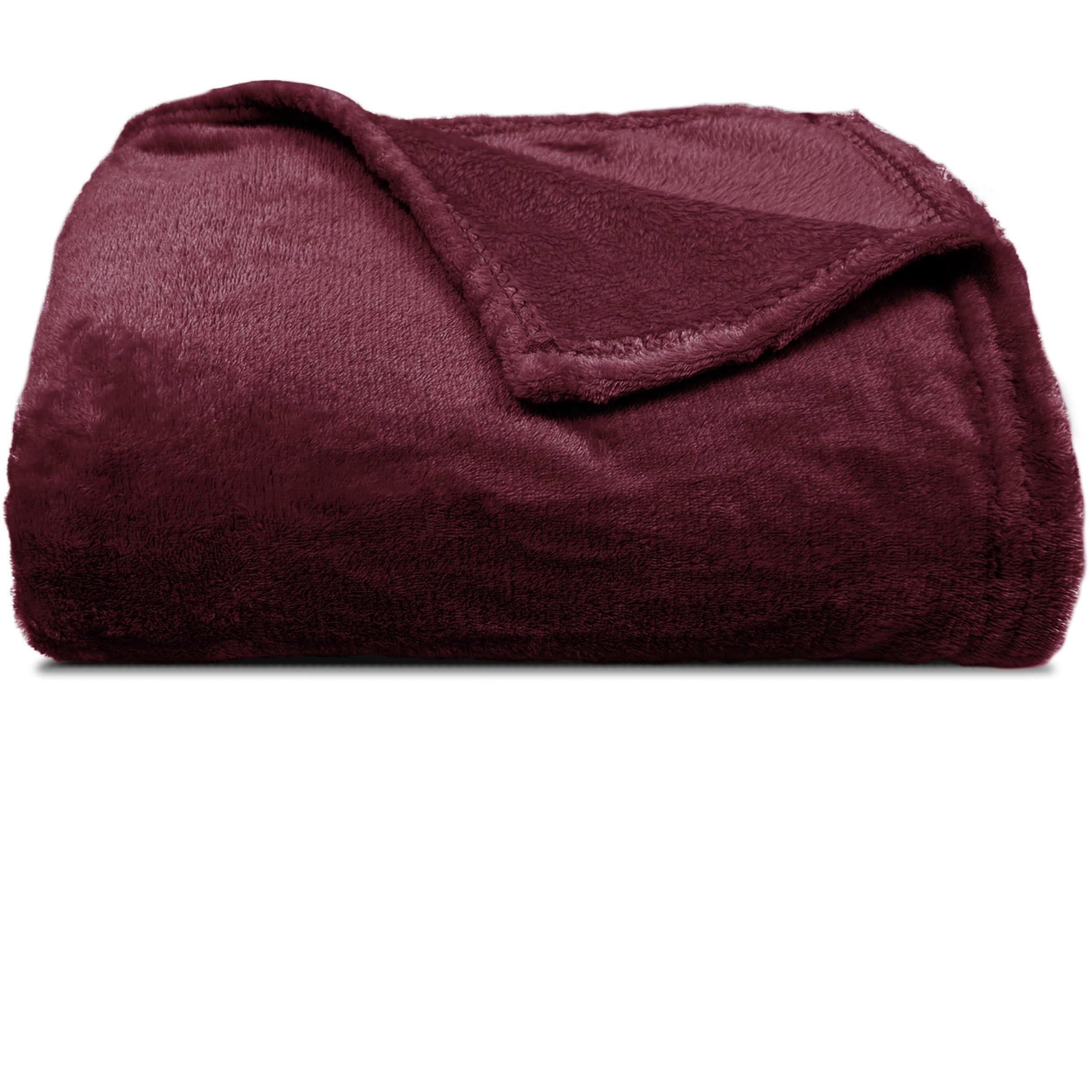 MANEMI - Manta Franela 160 x 220, Manta sofá, Microfibra 100% Poliéster Extra Suave, Manta para Cama, sobre Cama, Plaid