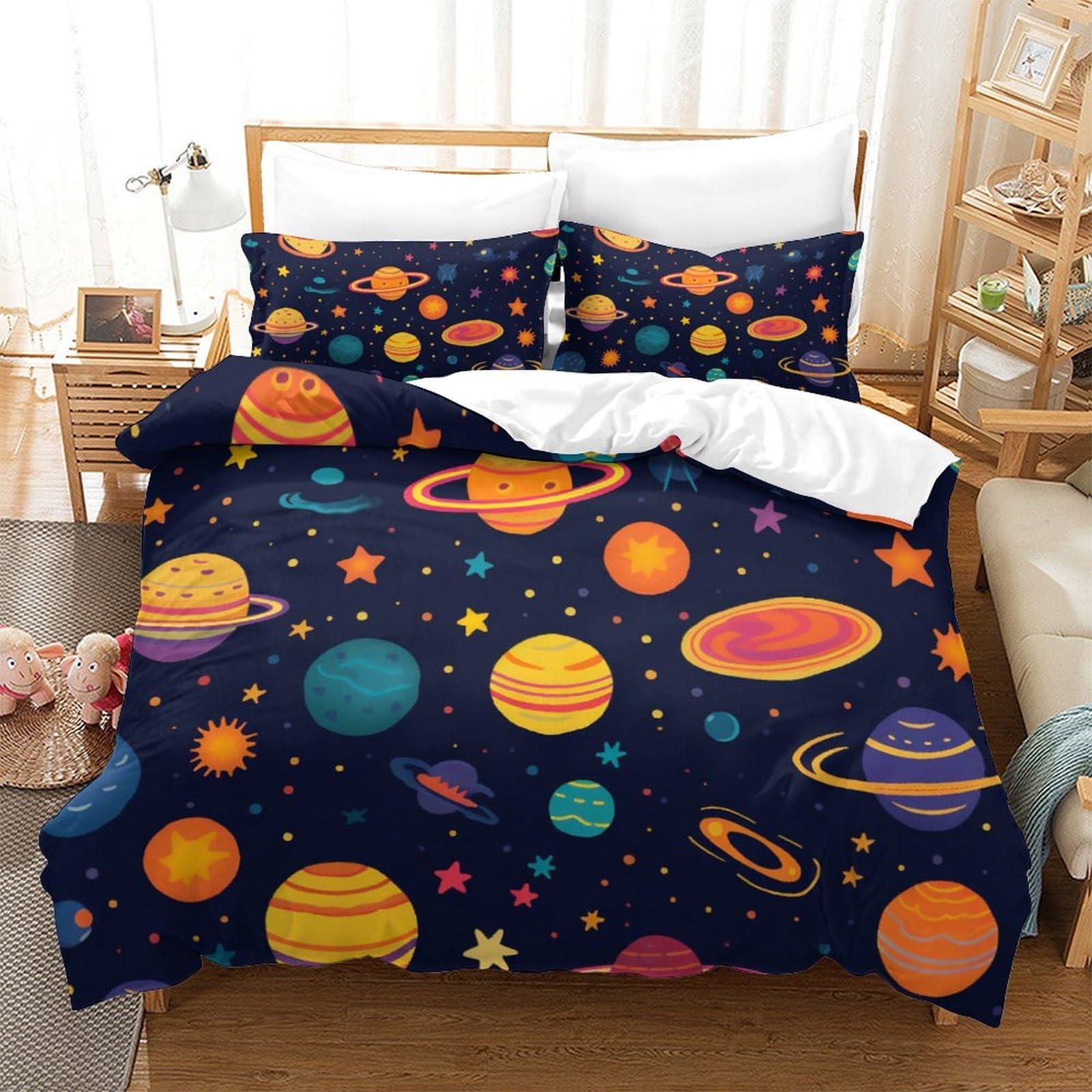 Parure de lit enfant espace 3D pour transformer sa chambre en cosmos