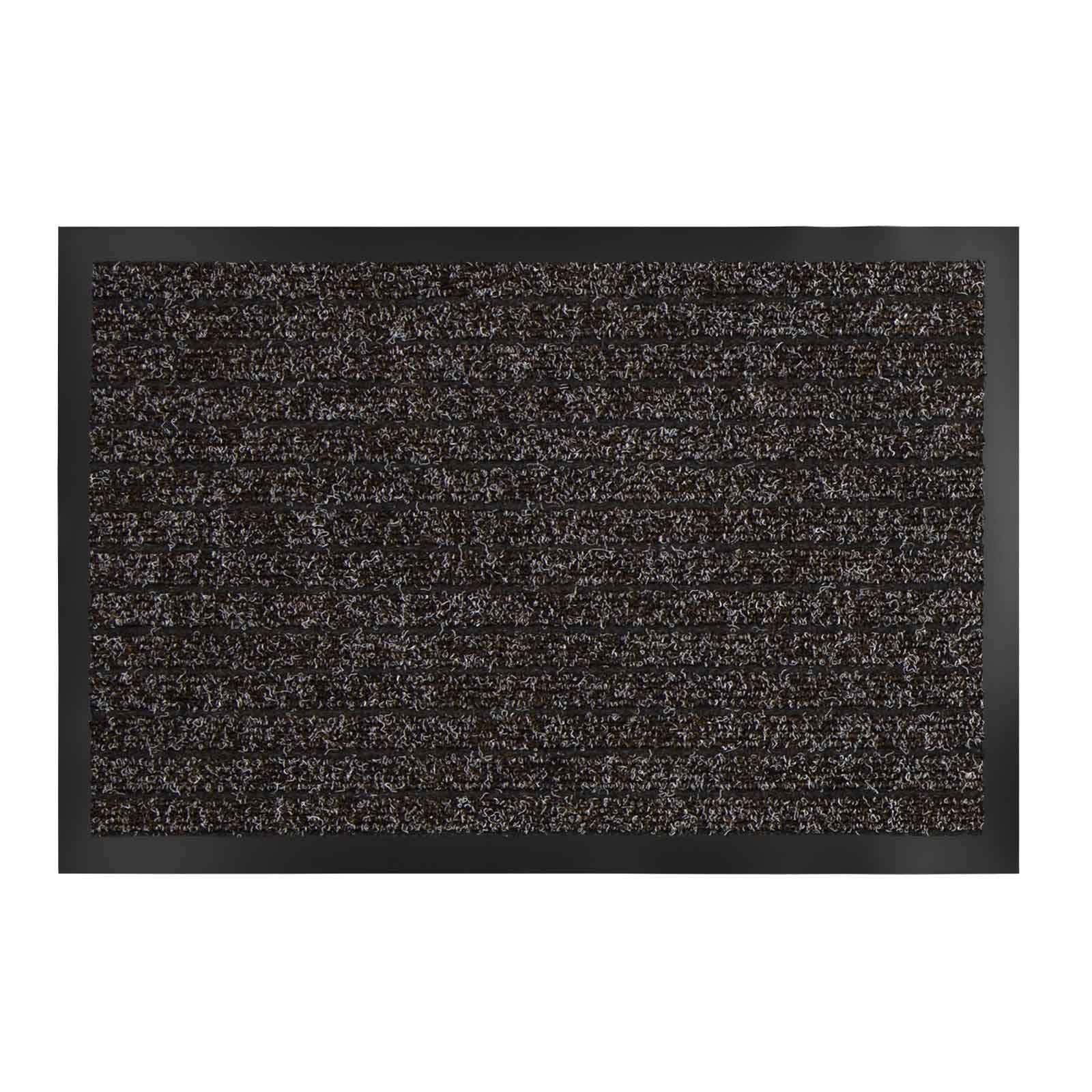 Floordirekt Zerbino Dura | Robusto e Resistente | Disponibile in molte misure e colori | Zerbino antiscivolo per interni ed esterni (Marrone, 66 x 185 cm)
