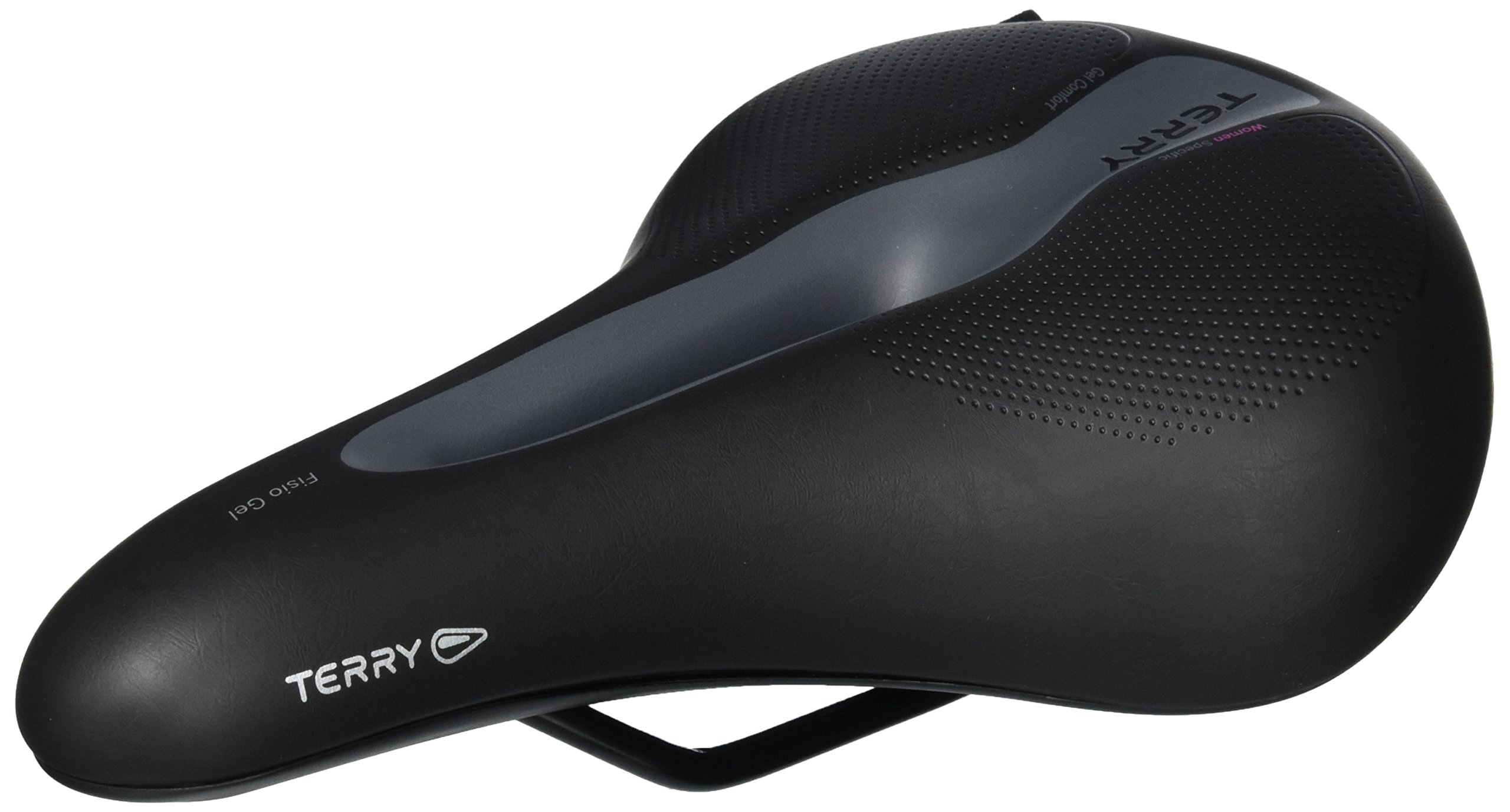 Ergon Fisio Flex women’s gel cycling saddle – black, one size