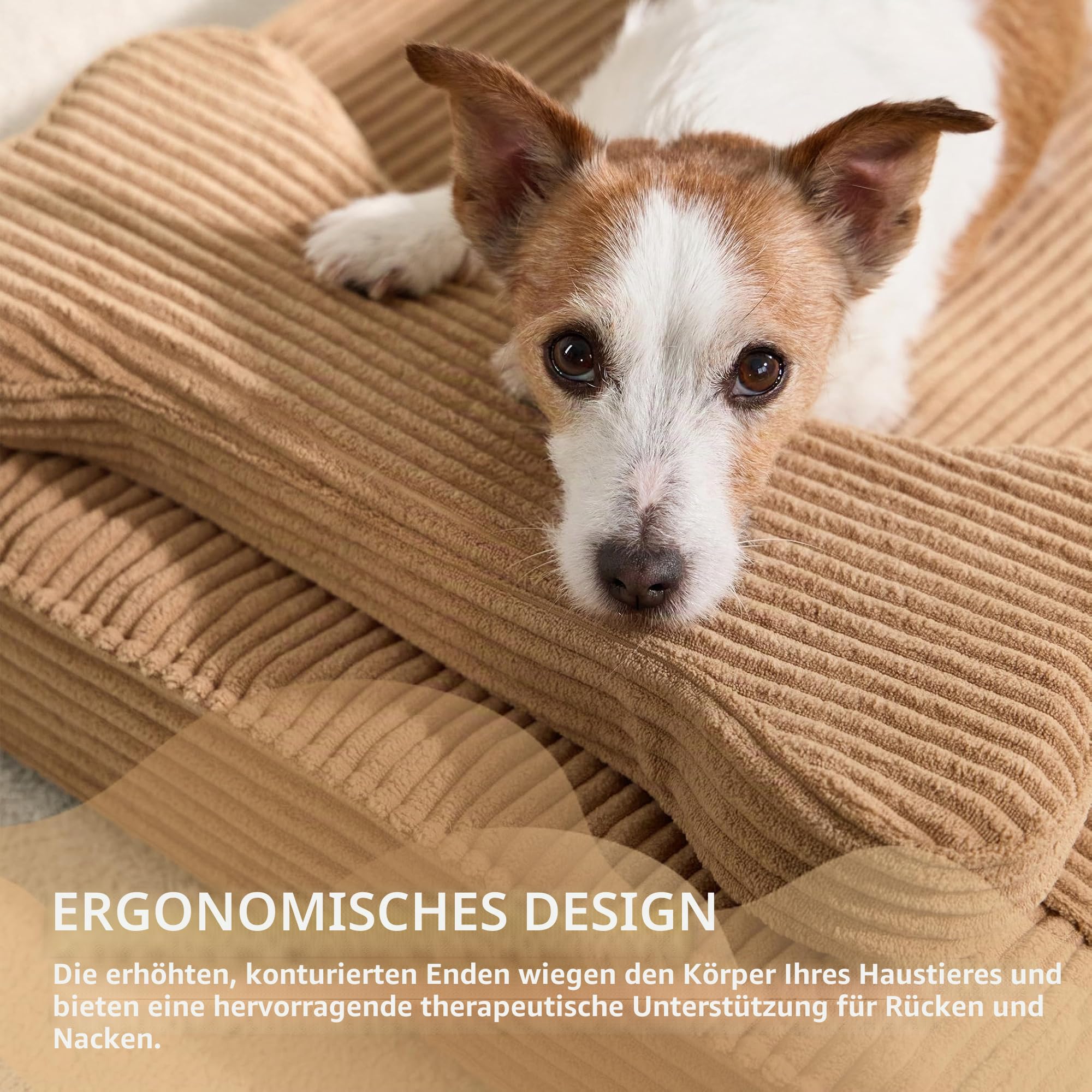 Hundebett orthopädisch, waschbar, wasserdicht, rutschfest (SMALL)