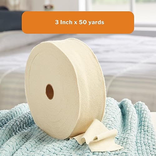 Miniatura 6 de McKesson Stockinette - Vendaje de algodón, de una sola capa, no estéril, corte al bies, tamaño 3, 3 pulgadas x 50 yardas, 1 unidad, 1 paquete