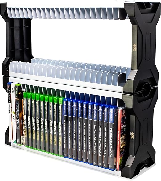 Ett av de ikoniska Playstation 1-spelen skulle ha fått en ny utgivning efter två decennier, men det gick inte som planerat 10 81+a01ifB4L. AC SX522 ADZ Universal Game Holder – 46 Game Storage Tower Rack for PS2 PS3 PS4 PS5 PSP Xbox 360 Xbox One Series X Wii Switch Games DVD and Blu-Ray Disks. Includes 2 Controller Mounts