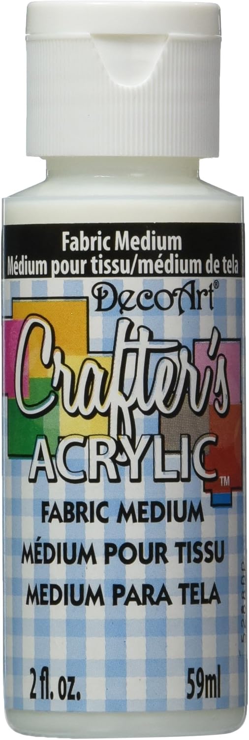 DecoArt Acrylic Paint, Fabric Medium, 59 ml (Pack of 1) Amazon.co.uk