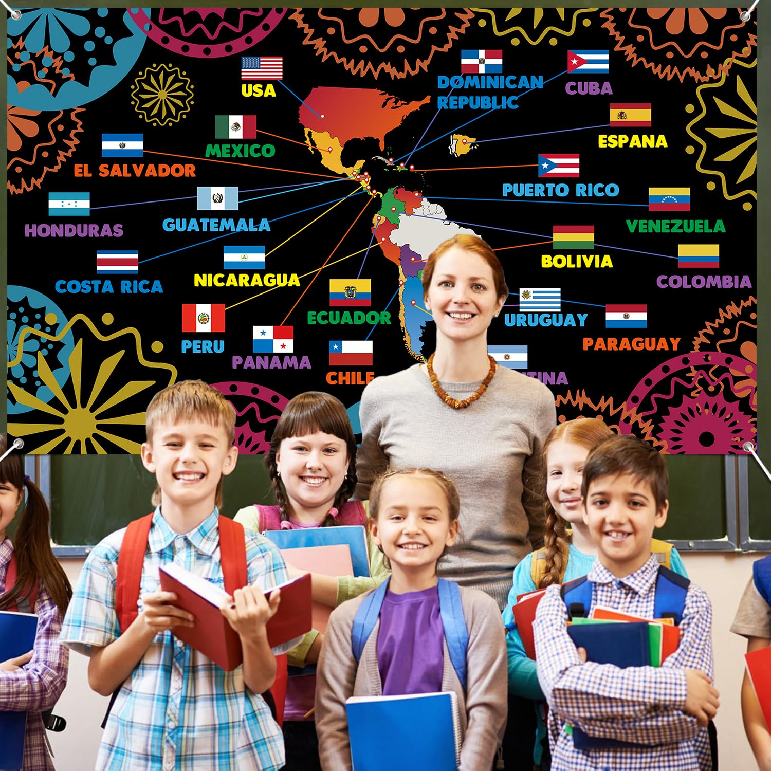 Aazon.co: Hispanic Heritage Onth Decorations Latin Aerican Paper 6 thumbnail image