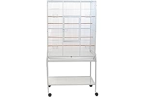 YML 1/2-Inch Bar Spacing Aviary Cage with Stand
