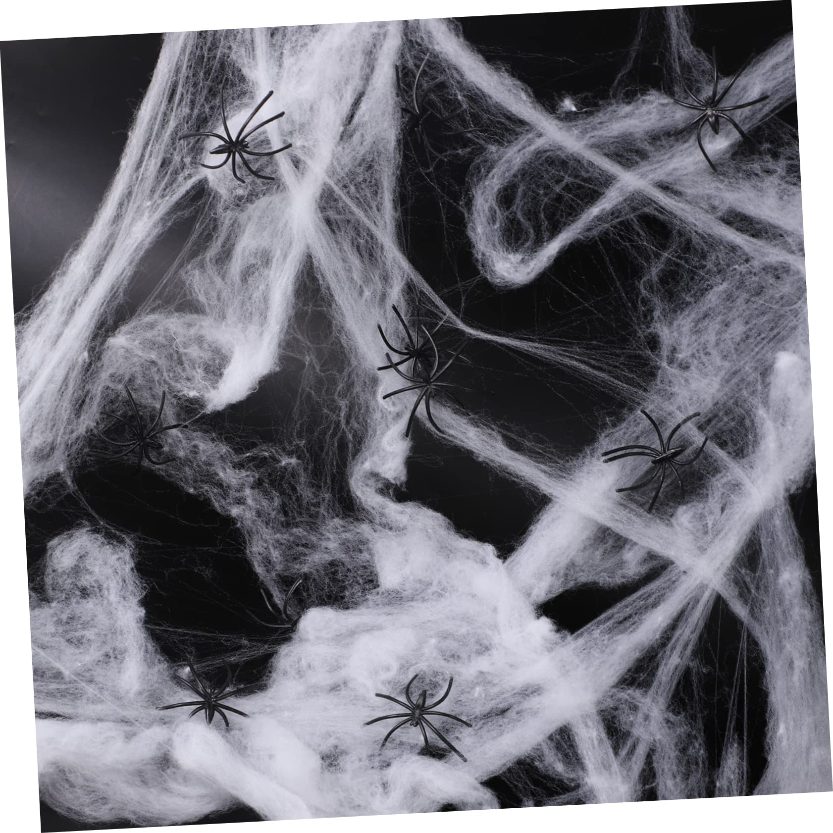 BESPORTBLE 10sets Decorazioni Halloween Con Ragnatela Finta e Ragni Per Decorazioni Domestiche e Festa Di Halloween Per Interni Ed Esterni Accessorio Divertente Per Scherzi e Atmosfera