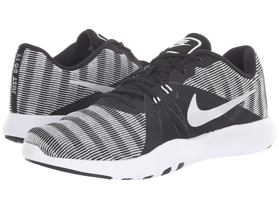 

Nike Flex TR 8 (Black/Metallic Silver/White) Women's Cross Training Shoes