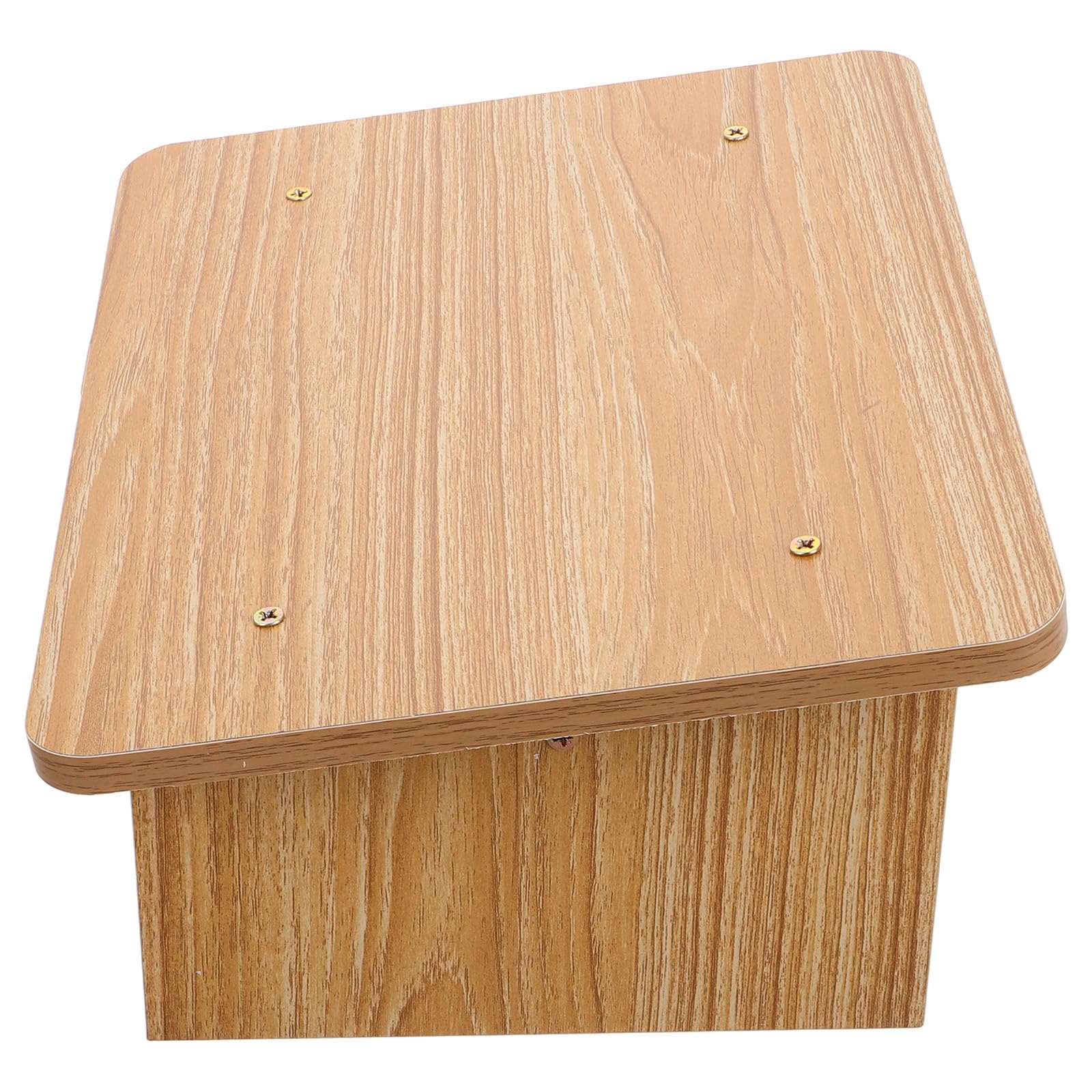 Repose-Pieds en Bois Massif Angoily - Tabouret en Chêne Rustique Petit Format pour Bureau