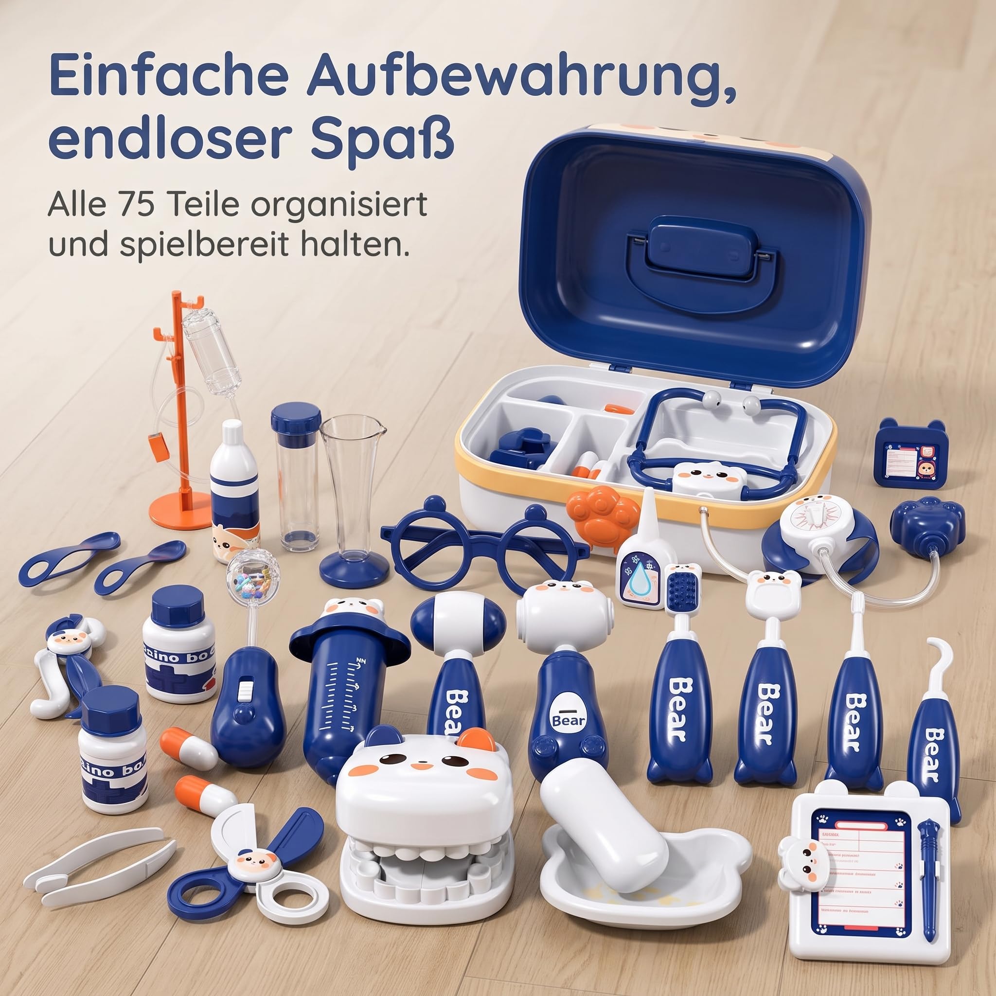 Arztkoffer Set – Spielzeug für Rollenspiele und frühe Bildung