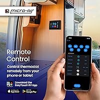 Vista 3 de MICRO-AIR EasyTouch - Termostato digital de repuesto para autocaravana, programable y fiable, habilitado para WiFi y Bluetooth, termostato