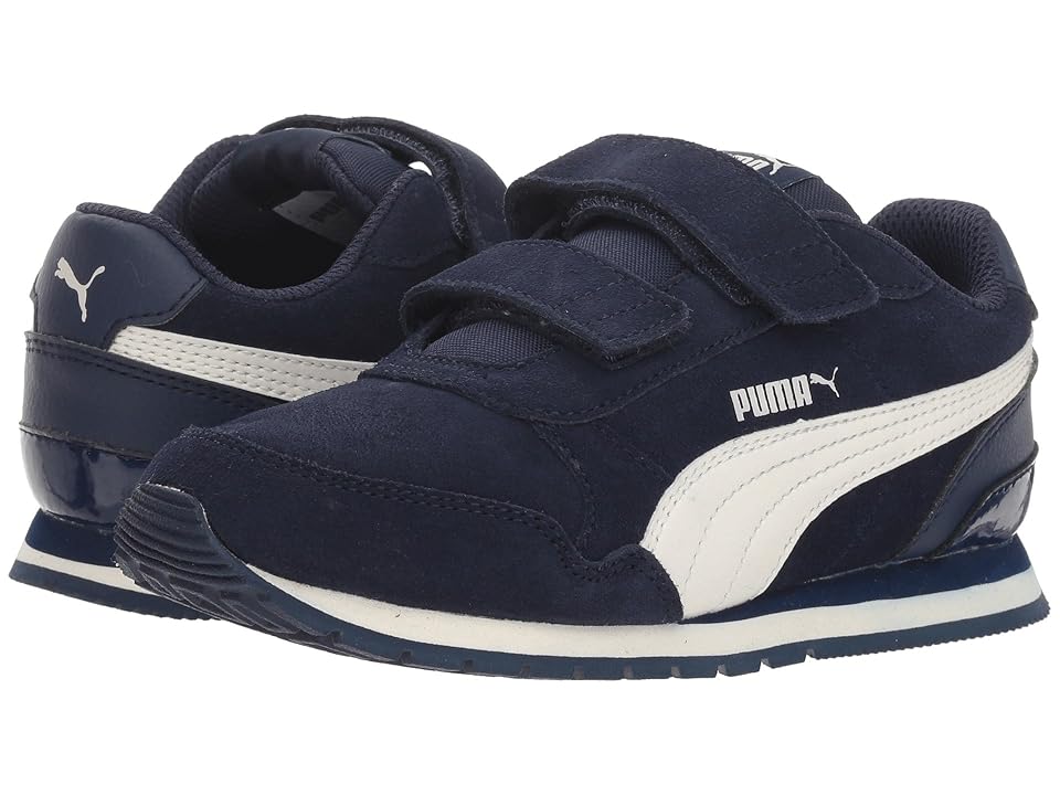 

Puma Kids ST Runner v2 SD V (Little Kid) (Peacoat/Whisper White) Girl's Shoes