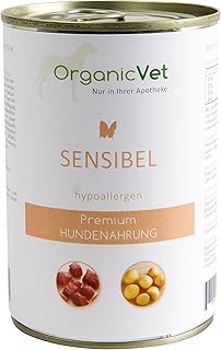 OrganicVet Veterinary Sensitive Dog Food Pack of 6 (6 x 400 g) product image