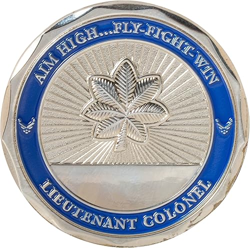 United States Air Force USAF Lieutenant Colonel Rank Challenge Coin