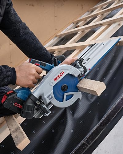 Bosch Professional Cross-Cutting Guiderail FSN 300 X (Compatible with GKS 18V-57-2 GX, Angle cuts -45°/ +60°, Length 300mm) - 2
