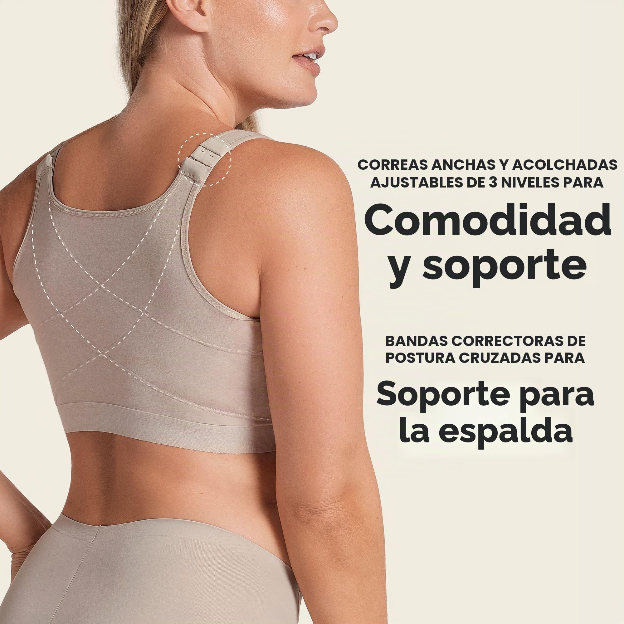 Leonisa Sujetador Tipo Top Multiusos Ultracómodo en Algodón All in One Bra