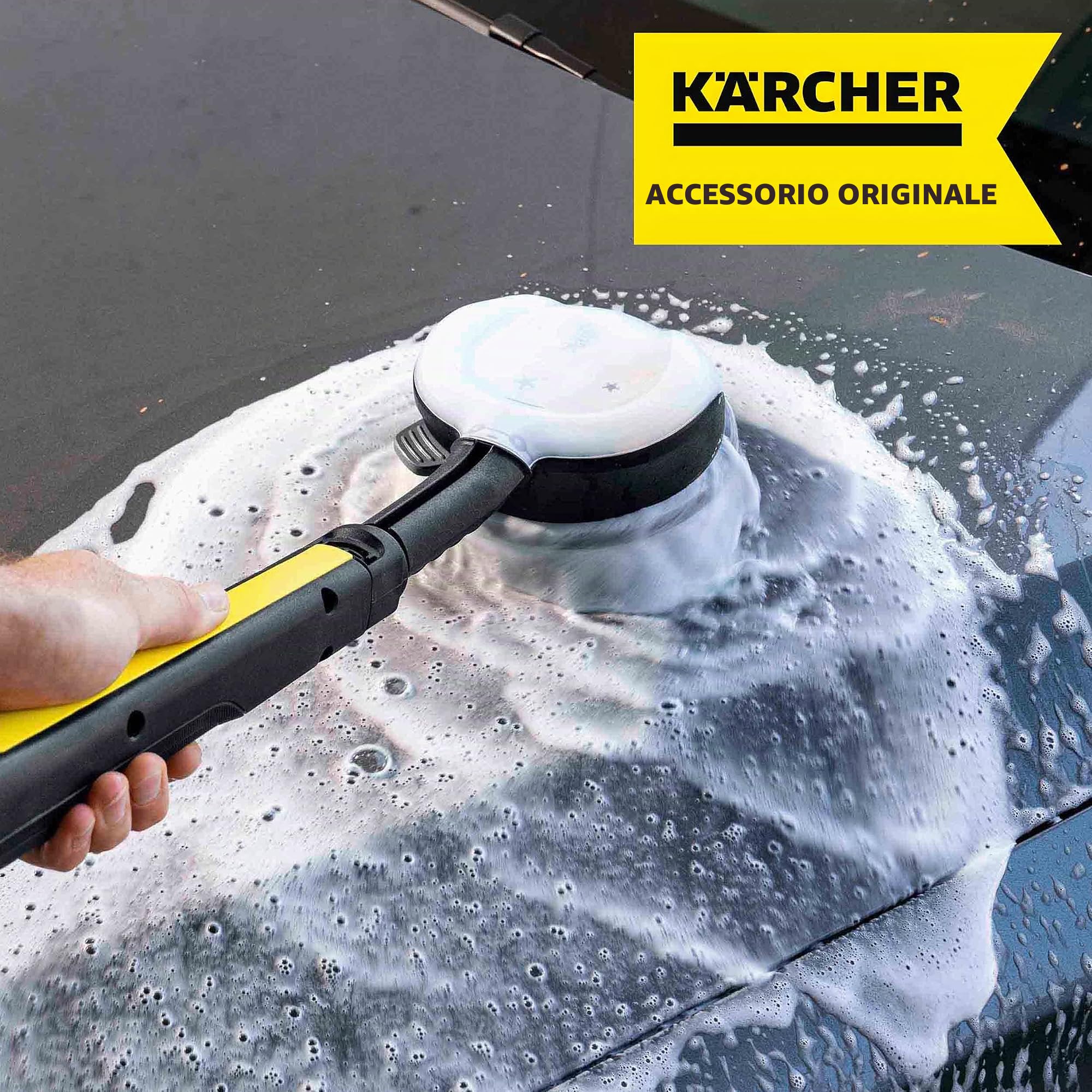 Kärcher, spazzola rotante WB 120, con inserto per spazzola universale (compatibile con tutte le idropulitrici Kärcher K 2-K 7)