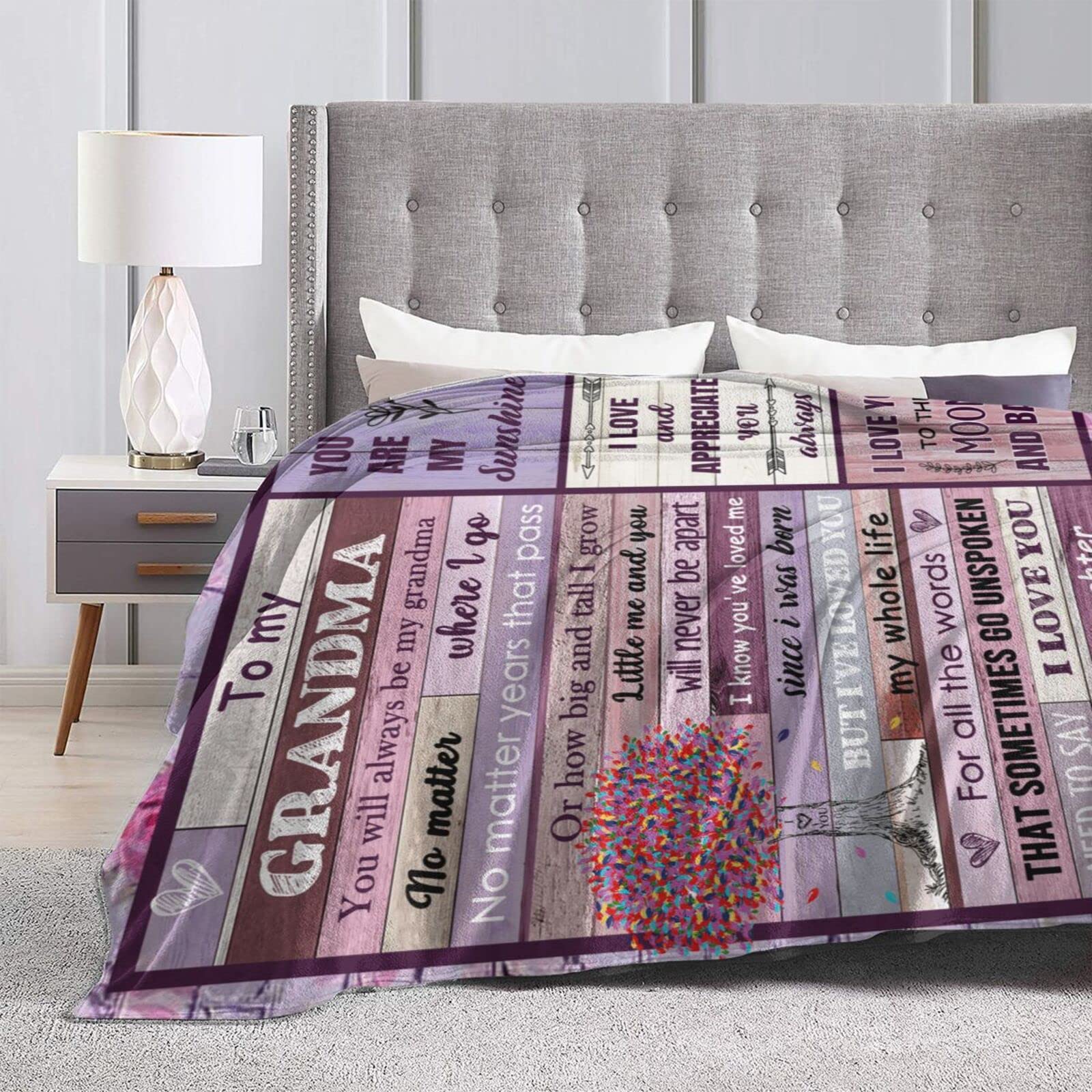 Niyewsor Regalo per Mamma Coperta, Idee Regalo Originale, Compleanno
