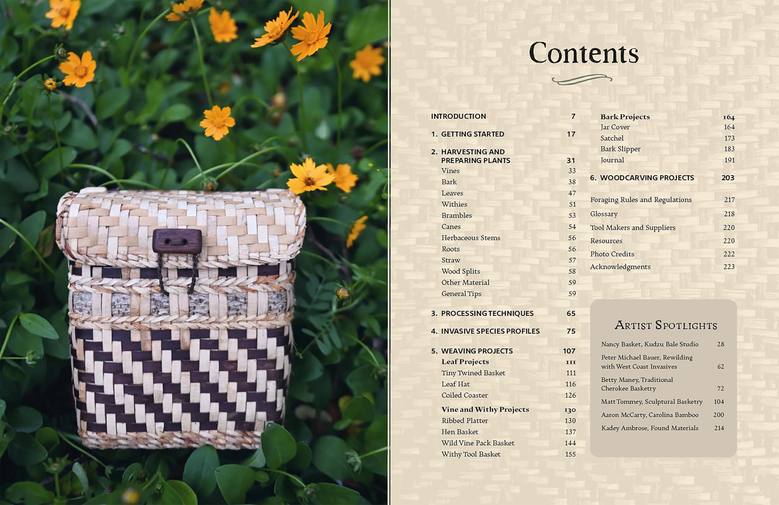 Foraged Basketry: Weaving with Wild and Invasive Plants