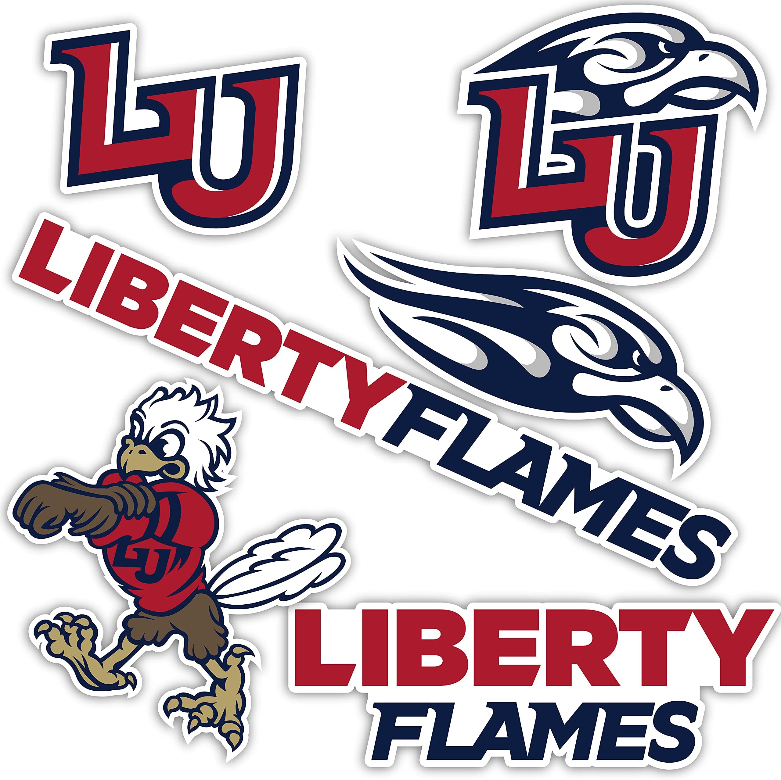Desert Cactus Liberty University Sticker Flames Vinyl Decals Laptop Water Bottle Car Scrapbook Sheet T2 (Type 2)
