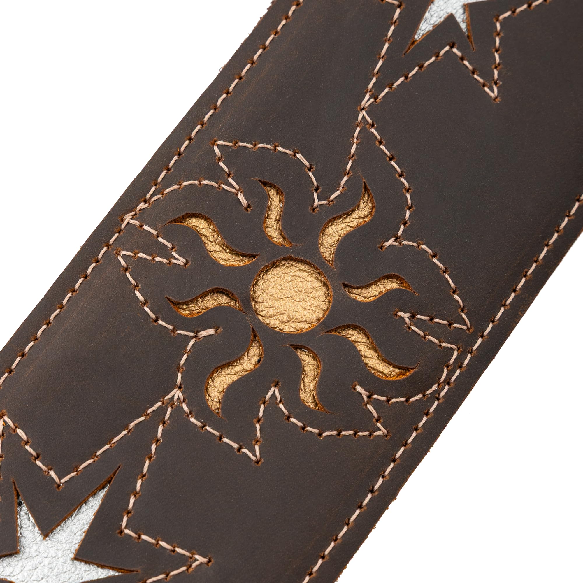 Levy's Leathers Sunbird Series - Correa para guitarra con vibrante diseño de colibrí multicapa