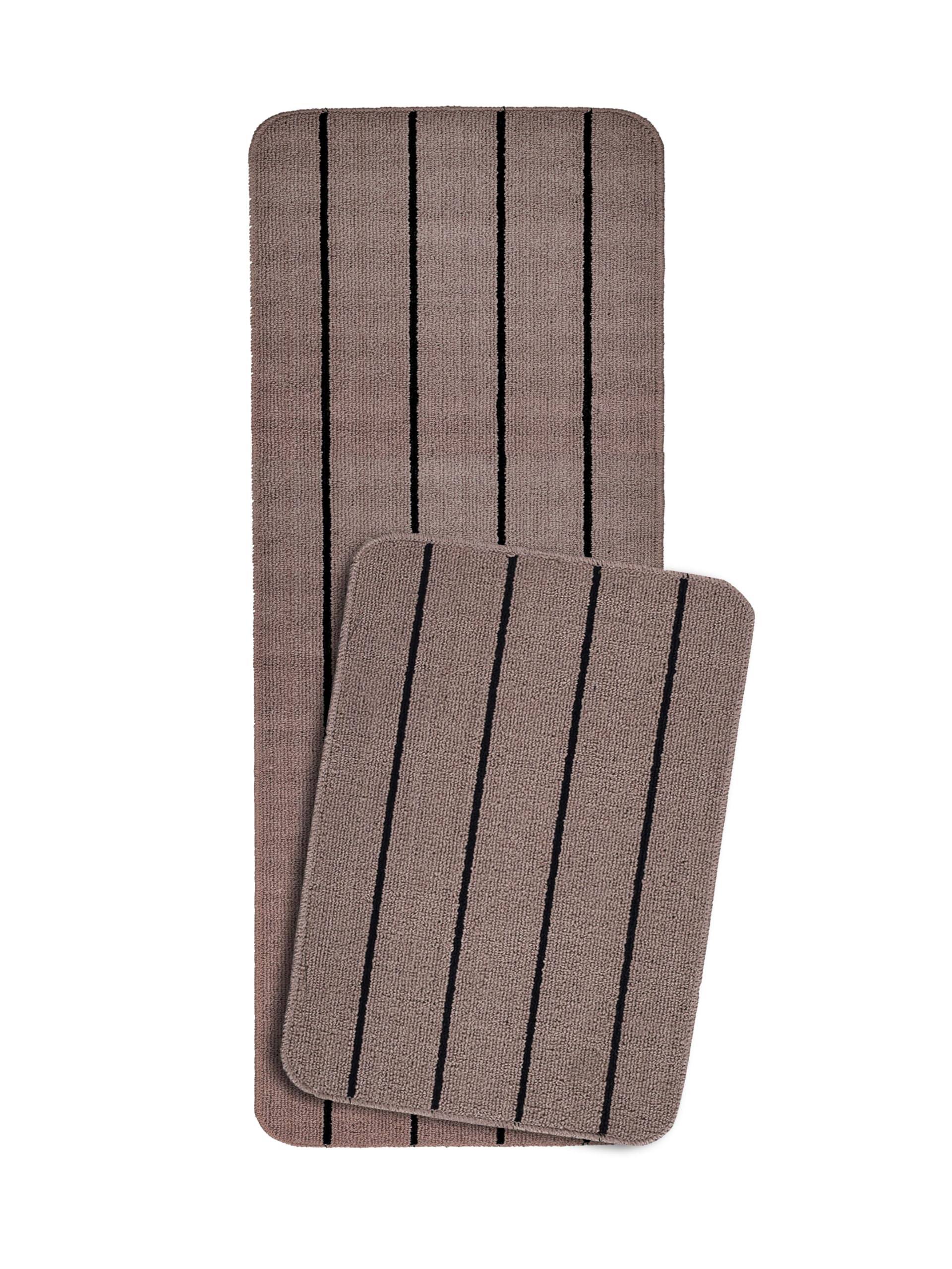 SARAL Home Door Mat & Runner Set - Modern Design -1