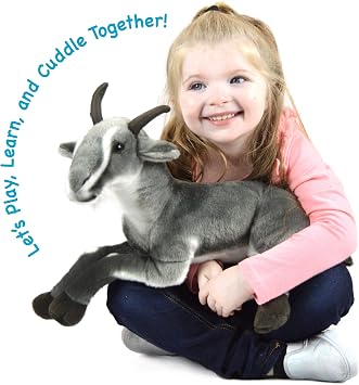 TigerHart Patrick The Pygmy Goat - 18 Inch Large Stuffed Animal Plush
