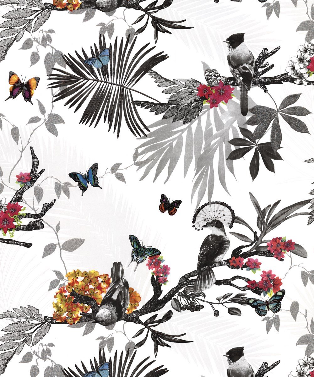 ArthouseMystical Forest White Multi Wallpaper