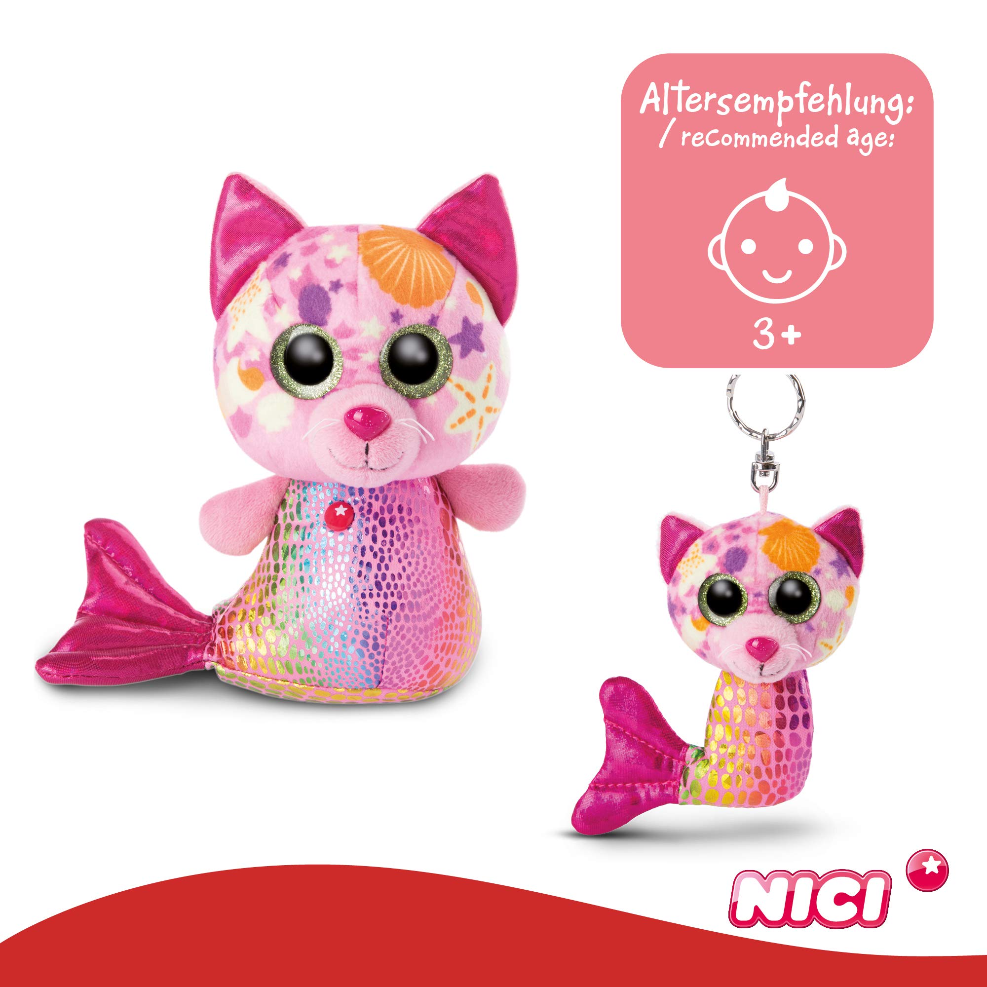 NICI L'Originale Glubschis Peluche Per Cordini, Zaini, Portachiavi E Tiralampo Ciondoli Per Borsa