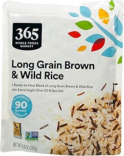 365 by Whole Foods Market, Rice Brown Long Grain Wild, 8.8 Ounce