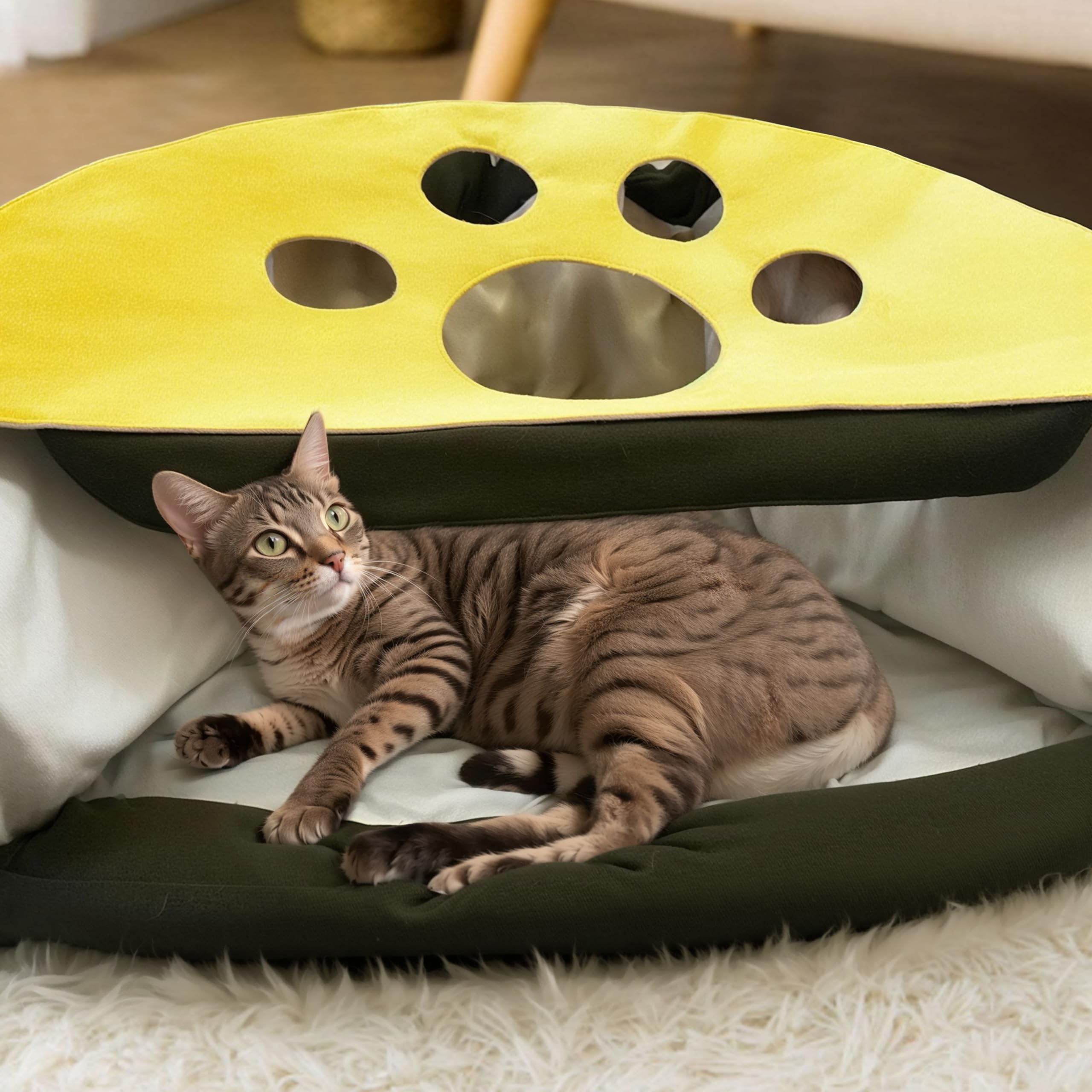VERCART Túnel para gatos, túnel de juego, túnel para gatos, tamaño XXL, juguete para gatos, túnel para gatos, juguete para gatear, túnel de inteligencia para gatos, túnel de conejos