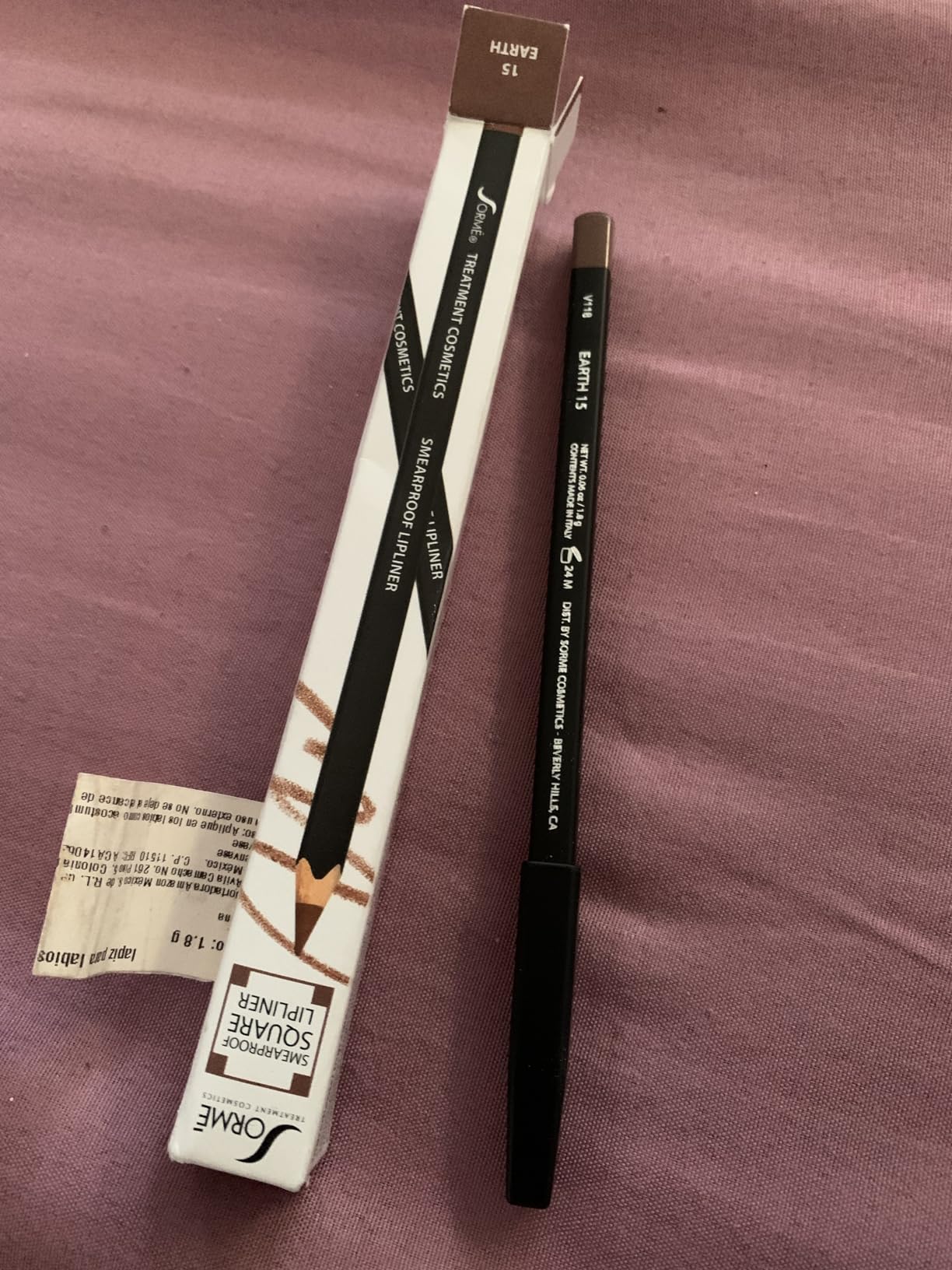 SORMÉ Sorme Waterproof Lip Liner - Non-splintering Smearproof Lip Liner - Revitalizing with Lecithin, Vitamins C and E