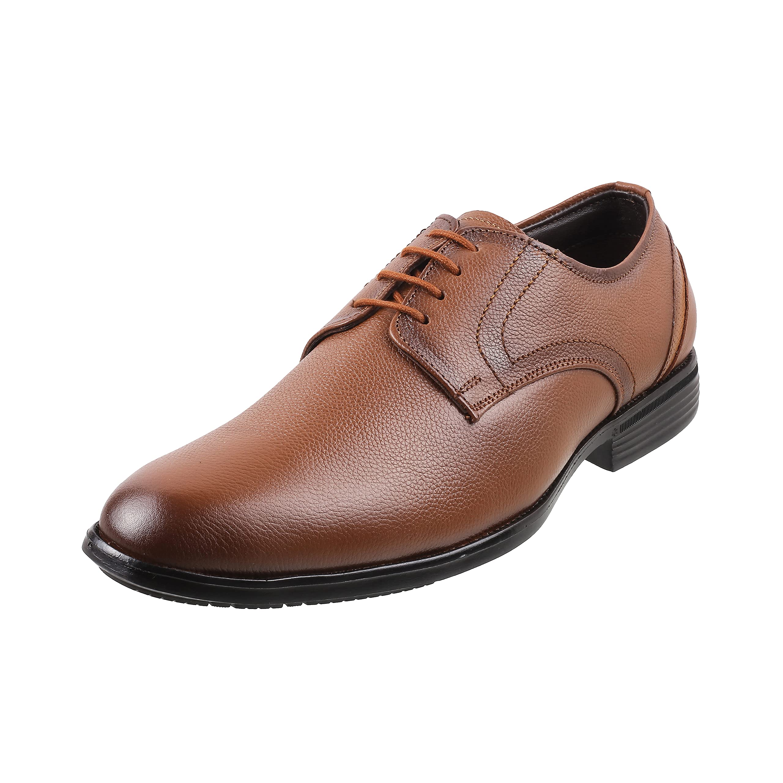 Mochi Mens Leather Tan Lace-up Shoes (Size (10 UK (44 EU)) (B09QMBQLQ6) Amazon Price History, Amazon Price Tracker