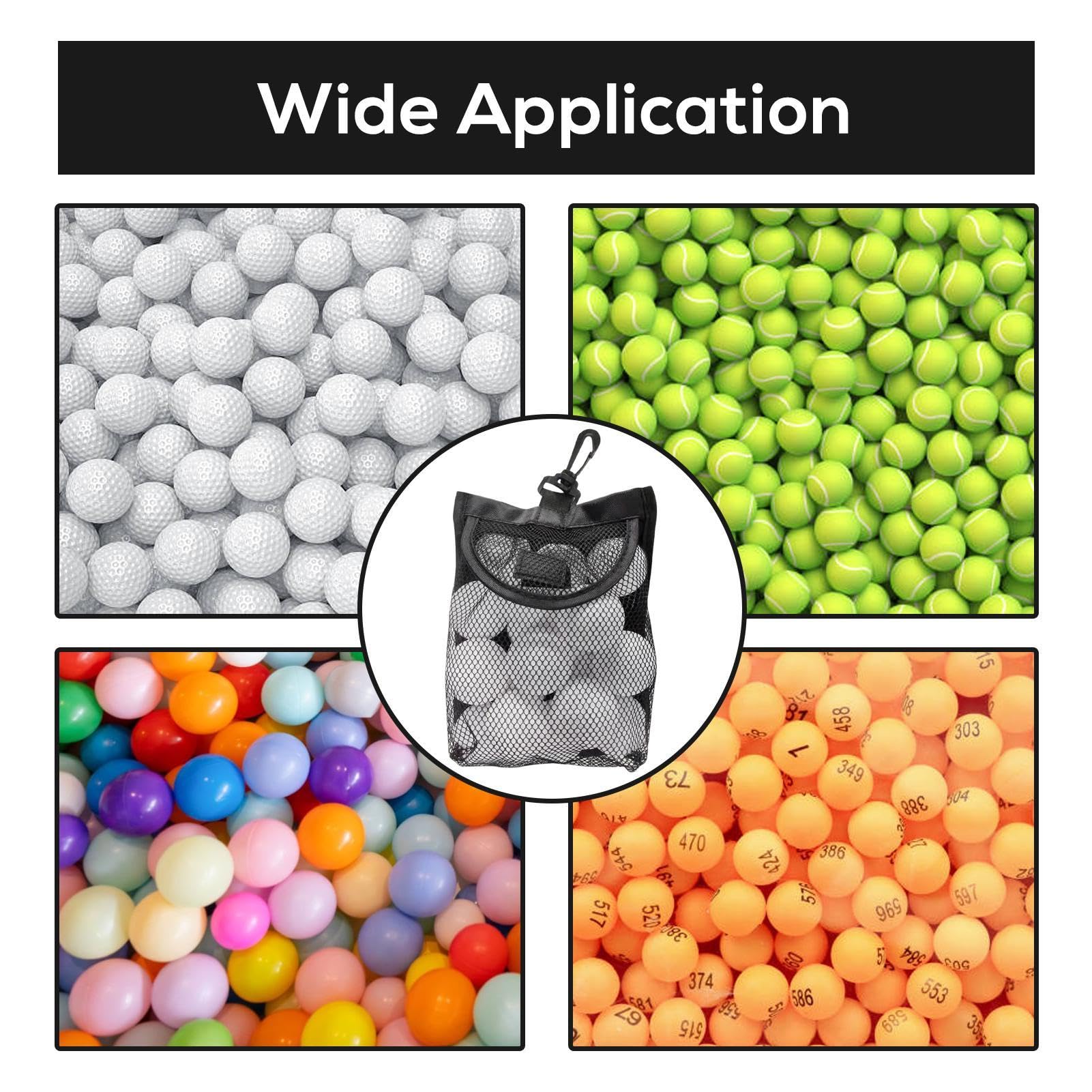 Borsa Rete Per Palline - 3 Pezzi, Nylon, Leggera E Pratica Per Tennis E Sport - Foto 11